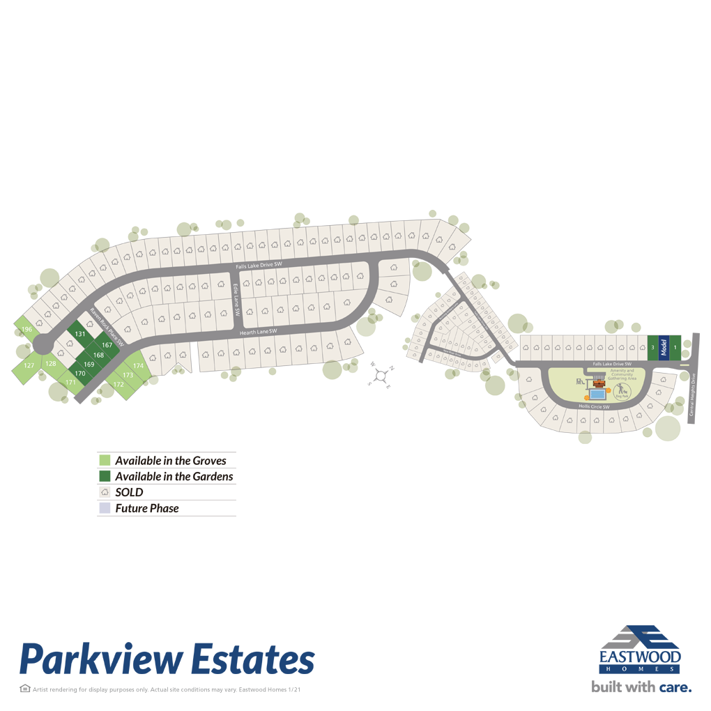 Parkview Estates Concord, NC Homes For Sale Eastwood Homes